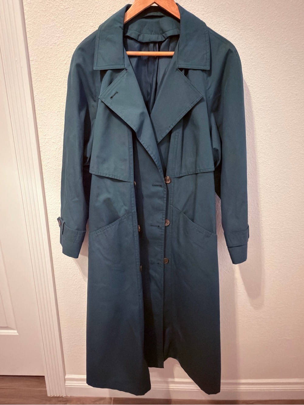 Vintage Green Trench